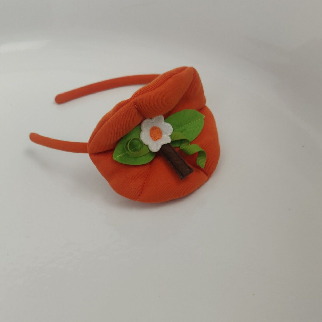 Gymboree Orange Pumpkin Floral Kids/Toddlers Headband Accessories